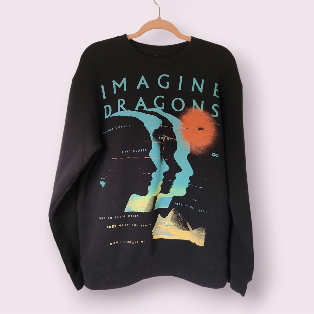 Imagine Dragons | EUC Loom Tour 2024‎ Two-Sided Graphic Sweatshirt Size M